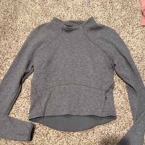 Lululemon Gray mock neck Women's running Top